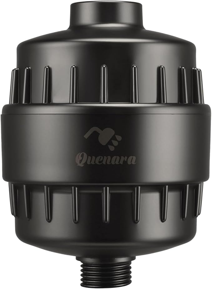 Shower Filter, 20-Stage Showerhead Filters, High Output Shower Head Filter for Hard Water, Water Softener Reduces Dry Skin, Dandruff, Eczema and Improves Skin, Hair and Nails, Gray