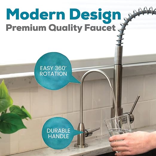 AquaTru Under Sink Reverse Osmosis Water Filter System with Alkaline pH+ Filter | Certified to Remove Lead, Chlorine, Fluoride, PFOA, PFOS & More for Pure Great-Tasting Water