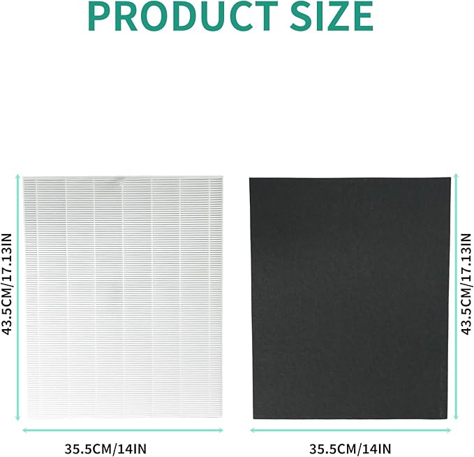 D480 H13 True Hepa Replacement Filter D4, Compatible with Winix D480 Air Purifier, 1 True HEPA+6 Carbon Filters, Part Number 1712-0100-00, True HEPA D4 Filter.