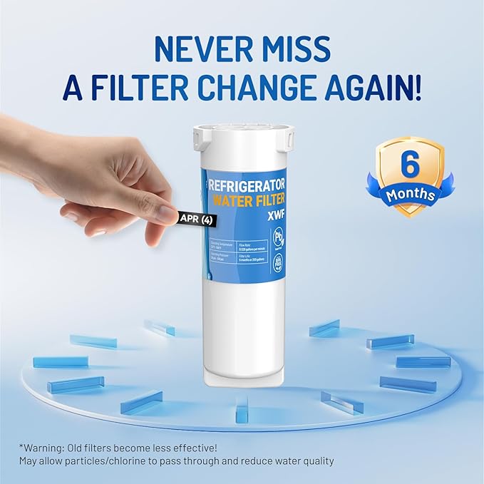 XWF (Not XWFE) Water Filter Replacement for ge XWF Water Filter, Replacement for ge WR17X30702 GBE21 GDE21 GDE25 GFE24 GFE26 GNE21 GNE25 GNE27 GNE27 GWE19 GYE18 Filter | 3pack