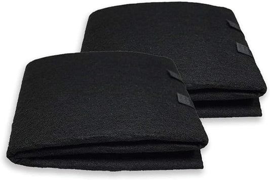 PUREBURG Carbon Filter,Cut-to-Fit Carbon Pad 16 x 48 inches for Charcoal Sheet fits Range Hoods Furnace Filters, Air Purifier,Food cycler filter. Kitchen Compost Bins,Removes Odor VOC, 2-Pack