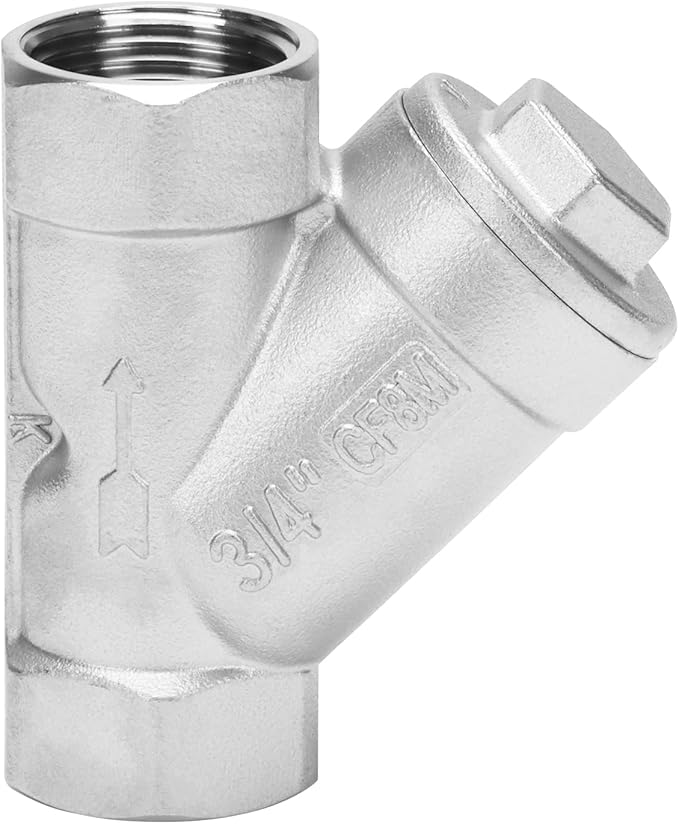 3/4 Inch Wye Strainer 100 Mesh Screen Filter Valve - 800 WOG SUS316 CF8M