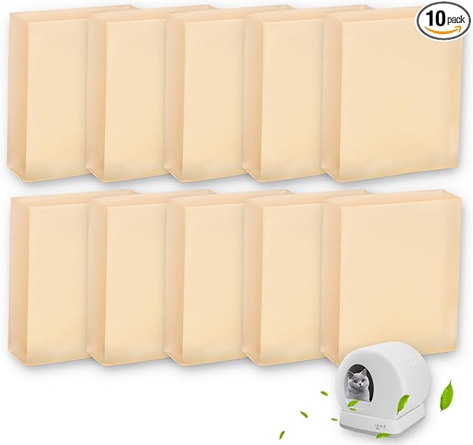 10 Packs Cat Litter Deodorizer Compatible with Meowant Self-Cleaning Cat Litter Box, Pet Deodorizer Odor Eliminator, Cat Litter Odor Control,Odor Removing Gel Suitable for MW-SC01/MW-SC02/LB02
