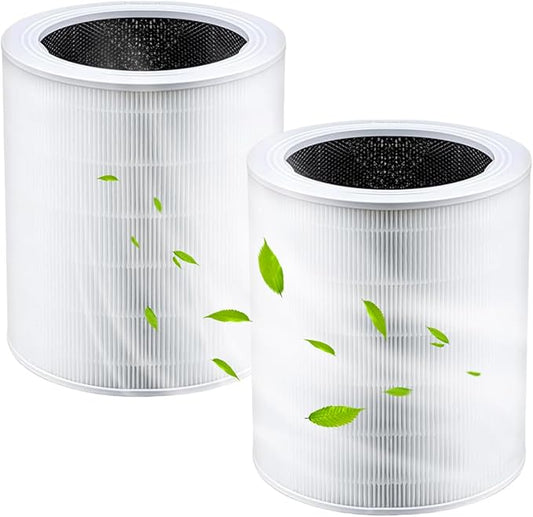 Premium Core 600S Replacement Filter for LEVOIT Core 600S & Core 600S-P Smart Air Purifier, Core 600S-RF, 3-in-1 Ture HEPA Activated Carbon Filter for Home Large Room, 2 Pack.