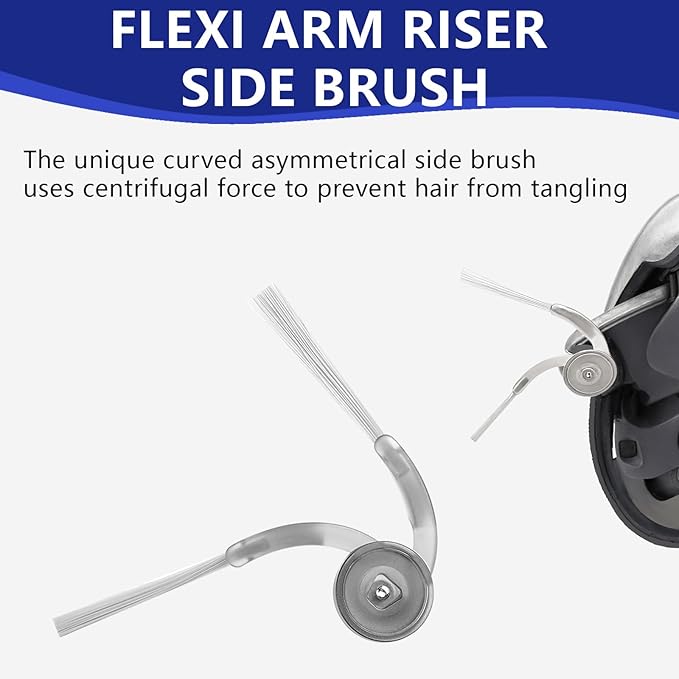 25 PCS Saros 10R Accessories Kit Compatible with Roborock Saros 10R Robot Vacuum,6 Dust Bags,1 Dual Main Brush,4 HEPA Filters,6 Mop Clothes,6 Side Brushes,1Cleaning Brush,1Screwdriver