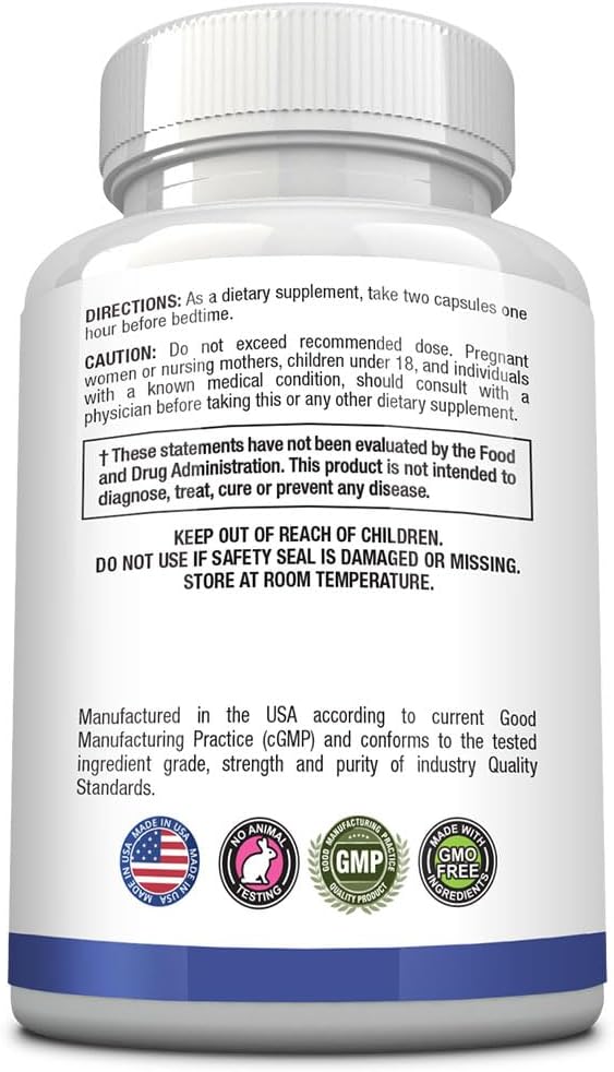 Approved Science Restlex - 420 mg Magnesium Glycinate Blend, L-theanine 200 mg - 360 Capsules - 2 Bottles