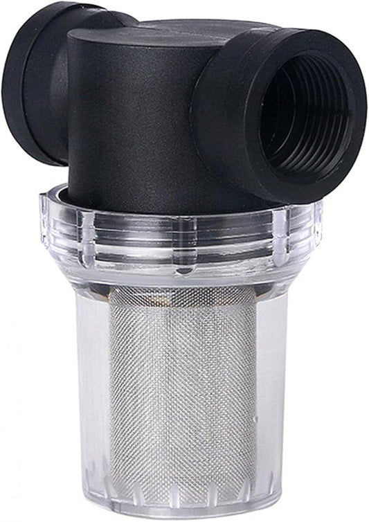 1Pcs Garden Pond 1 inch Inline Mesh Strainer Water Pump Filter Irrigation High Flow Pipeline Filter Garden Interface Strainer(Size:40 mesh)