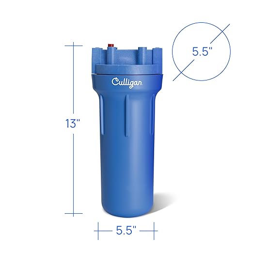 Culligan HF-150A Whole Standard Duty 3/4 Inlet/Outlet Water Filter Housing, Blue