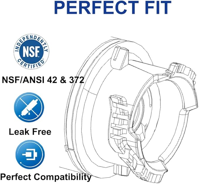 Refrigerator Water Filter Compatible with Frigidaire EPTWFU01, EWF02, Pure Source Ultra II, 3PACK1