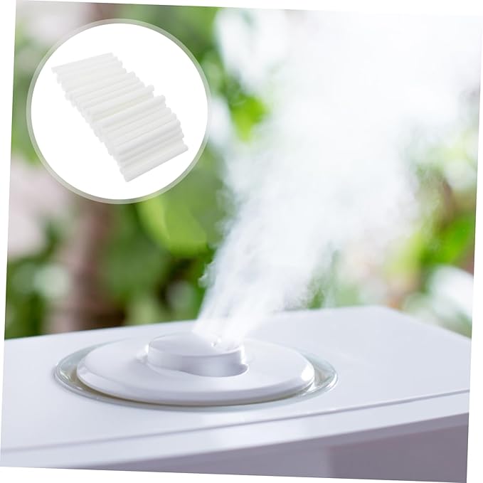 FRCOLOR 50pcs Essential Oil Diffuser Accessories Humidifier Replacement Net Bedside Filter White Sticks