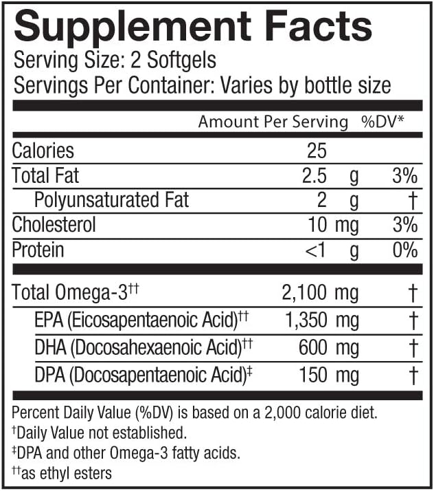 Oceanblue Omega-3 Bundle – 2100 Triple Strength 180ct + Essentials Everyday Omega Minis 60ct – High-Potency EPA, DHA, DPA with Vitamin D3 – Orange Flavor – Heart, Brain & Immune Support - 2 Pack