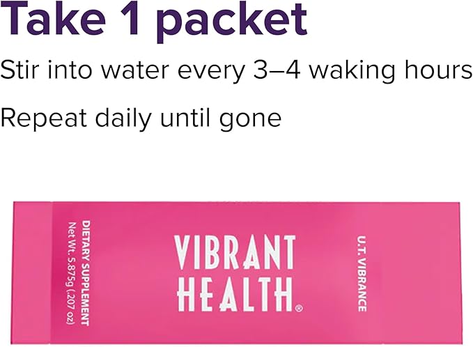 Vibrant Health, U.T. Vibrance Stick Packs, Crisis Intervention for Urinary Tract Health, 10 Servings