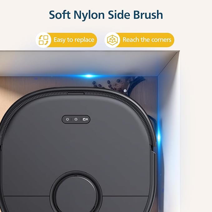 24 Pcs X10 Pro Omni Accessories for eufy X10 Pro Omni Robot Vacuum Accessories Kit, 2 Main Brush+ 4 Hepa Filters+ 4 Mop Pads+ 6 Vacuum Bags+ 6 Side Brushs+ 1 Cleaning Brush+ 1 Screwdriver