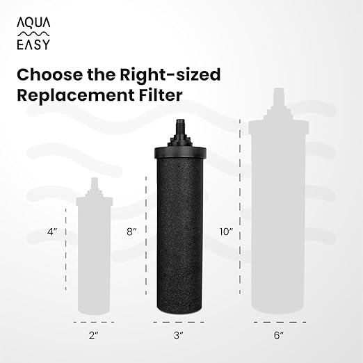 AquaEasy NSF/ANSI 372 Certified Stainless Steel Gravity Water Filter System with Tap (2.25 Gallon) with 2X Activated Carbon Filter, Countertop Water Filtration System with Tap (Lite)