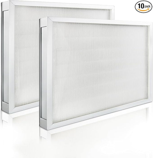 AS-550 F301H HEPA Filter, Compatible with BlueDri Air Scrubber Stage 2 HEPA 550 Air Filter, 16x19x2. Shield 550 HEPA Air Scrubber Filter Replacement, Suitable for VEVOR, Dri-Eaz, and Phoenix, 2-Pack