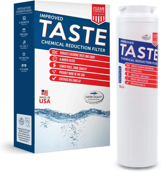 Clear Choice CLCH101 Refrigerator Water Filter Replacement Compatible Maytag Filter For Cost-Effective Alternative to Factory Original