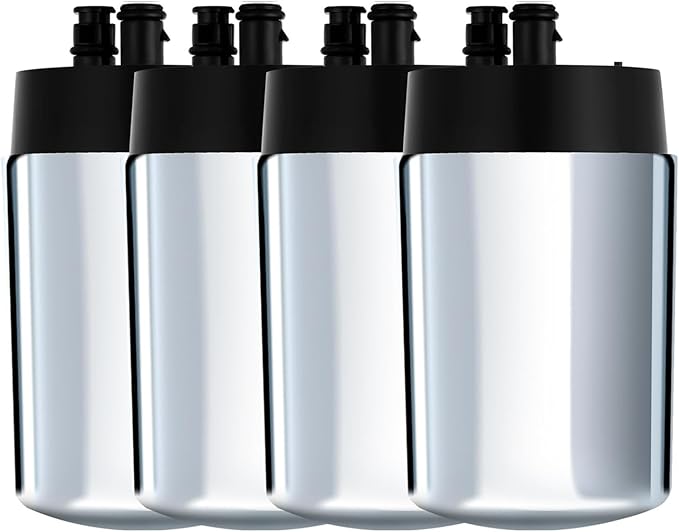 4 Pack Faucets Filters Cartridge，Replacement for Brita® Faucet Filter,Water Filter Compatible with Brita® Faucet Filtration Systems- Chrome