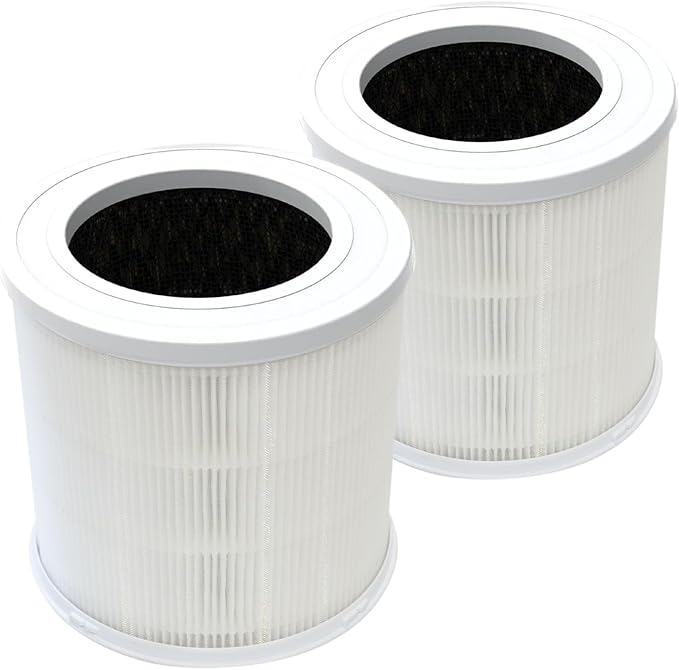 PUREBURG AP304 Replacement Air Filter Compatible with AIRJOWSET & GCZ AP304 Air Purifier, H13 4-Stage Filtration Activated Carbon,2-Pack