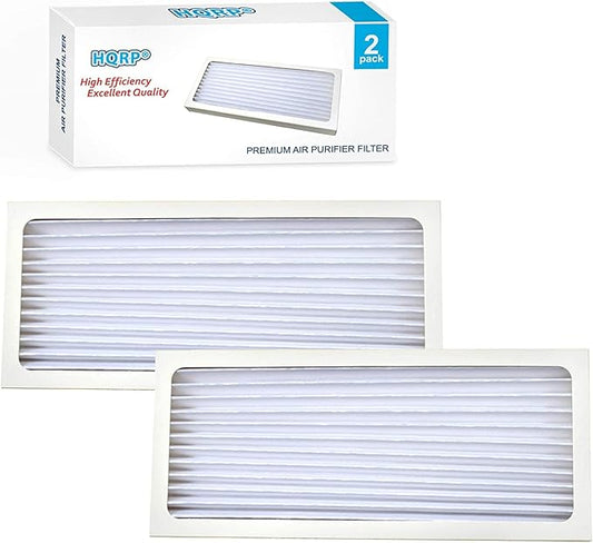 HQRP 2-Pack Filter Compatible with Hamilton Beach 04383 04384 04385 04386 TrueAir Compact Pet, 990051000 Replacement