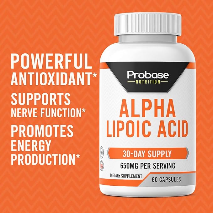 Alpha Lipoic Acid (ALA) 60 Capsules 30-Day Supply