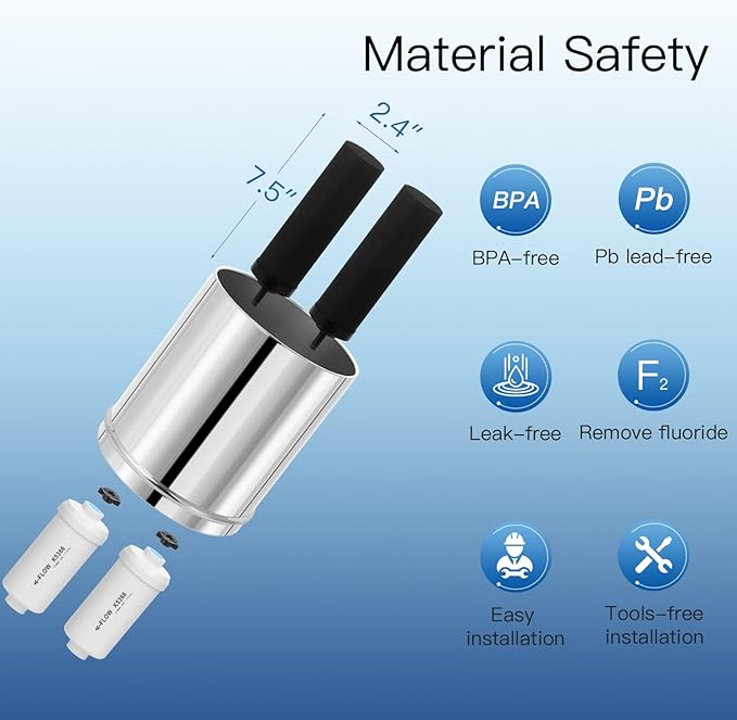 Fluoride Filters, Replacement for Berkey® PF-2® Fluoride Filters, Berkey® Gravity Filtration System and King Tank Series (Pack of 4)