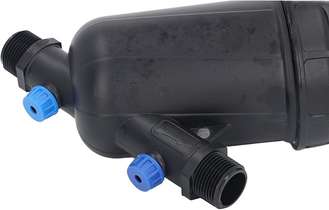 Buachois Irrigation Filter, Y Type Sprinkler Drip Irrigation Filter, 3/4in Male Water Filter Strainer for Greenhouse Agricultural Gardening (1in Male Screen Type)
