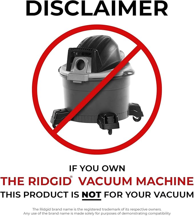 20 Pack, 5-8 Gallon Filter Bags for Shop Vac Vacuum - Type H 90671 - High-Efficiency Vacuum Bags