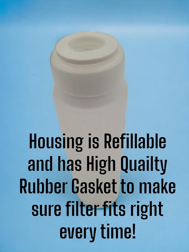 – 4 Pack Replacement Water Filter Set Includes Sediment, Carbon Block, Color-Indicating Mix-Bed DI Resin Cartridges Compatible with FS-MAK-CB Models – RO/DI System Replacement Filter Set