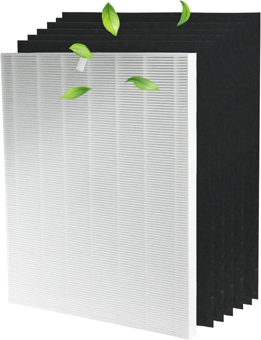 D480 H13 True Hepa Replacement Filter D4, Compatible with Winix D480 Air Purifier, 1 True HEPA+6 Carbon Filters, Part Number 1712-0100-00, True HEPA D4 Filter.