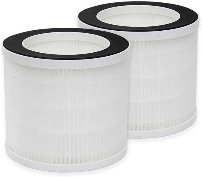 PUREBURG Replacement Filters Compatible with Afloia Demi Air Purifier, 2-Pack H13 HEPA Air Clean Dust VOCs Odor Pets Hair Smoke