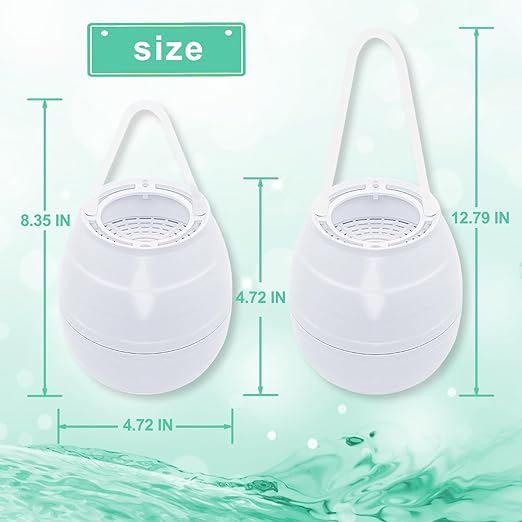 Bath Filter, Bath Water Filter for Tub Faucet, Heightened Version Kinder Filter with Overflow Guard, Hard Water Softener for Bathtub, Removes Chlorine Fluoride, Enhances Skin, Hair, Nails Health