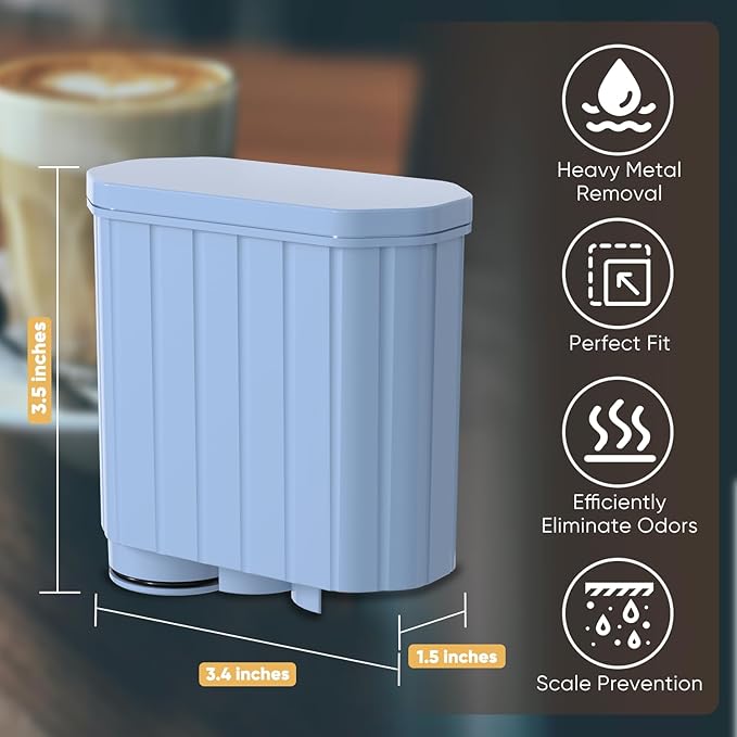 PUREPLUS Coffee Filter Compatible with AquaClean CA6903, Water Filter for Fully Automatic Espresso Machines, Dedicated Anti-Lime & Calc Protection, 3 Pack