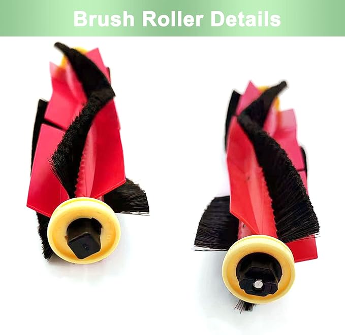 13 Pack Replacement Parts Compatible for Roborock S6 Pure S6 E4 S4 Max S6 MaxV S5 S5 Max S4 E2 E3 E5 E20 E25 E35 Xiaomi Mijia Robot 1 Main Brush 3 Filter 3 Side Brush 3 Mop Cloth 3 Water Tank Filter