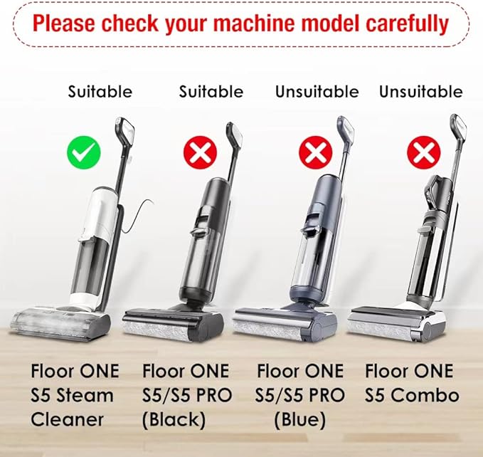 Brush Roller for Tineco Floor ONE S5 Steam Vacuum Cleaner Replacement HEPA Filter Vacuum All-in-one