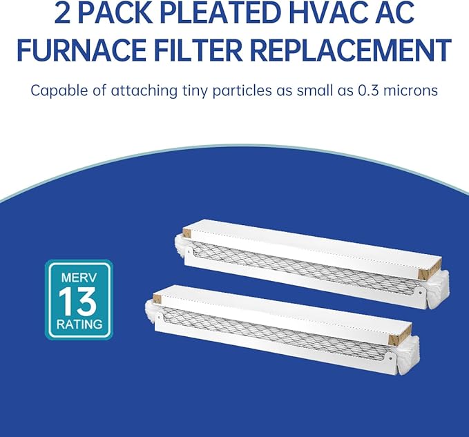 513 Replacement Filter AC Air 31x28x4 for Whole House AirPurifiers Model #510 1510 2516 Upgraded Rail Kit replacement Frame HVAC Furnace Air conditioner Healthy Air 13 2 Packs