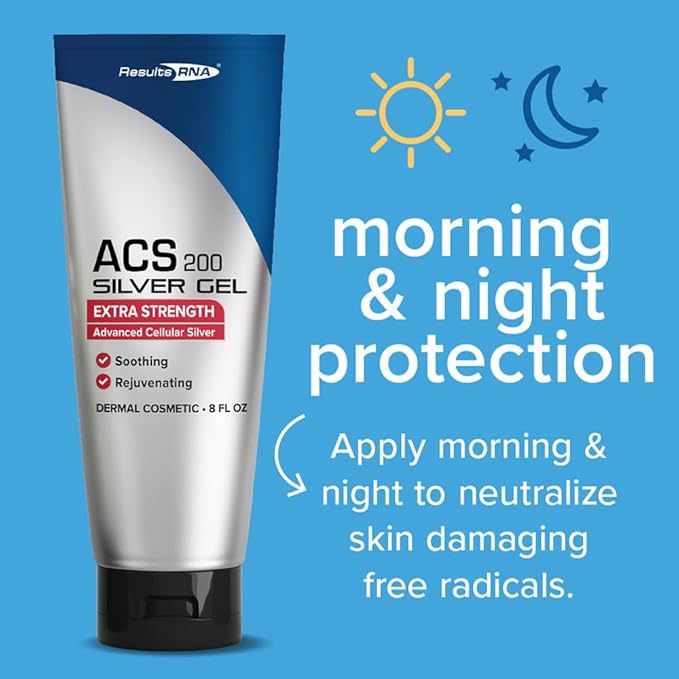 Results RNA - ACS 200 Silver-Glutathione Gel – Advanced Cellular Colloidal Silver Gel for Wound Care & Superior Dermal Healing. Clinically Proven. Recommended by Doctors Worldwide (8 oz)