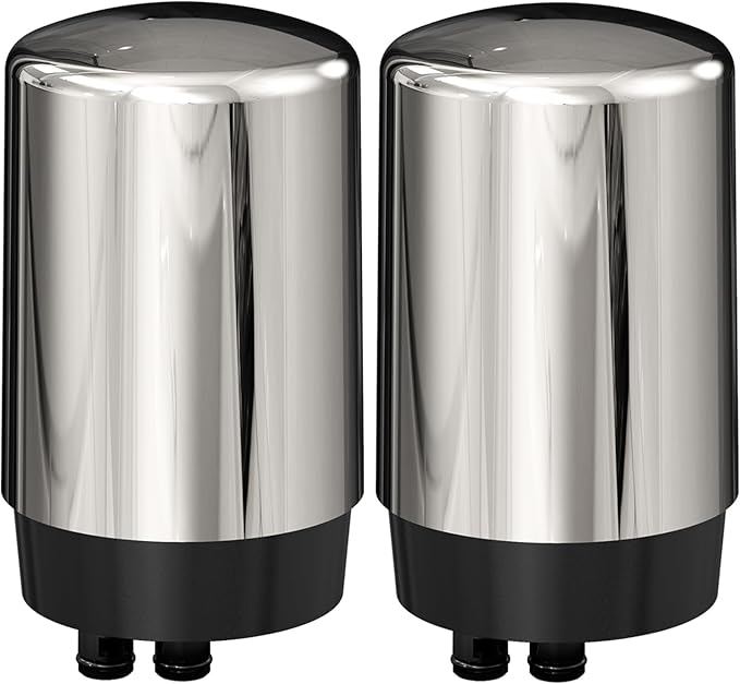 Replacement for Brita Faucet Filter, Faucet Water Filter - Fits All Tap Water Filters Compatible with Brita 36311 On Tap Filters System for Sink FR-200 FF-100, 2 Pack