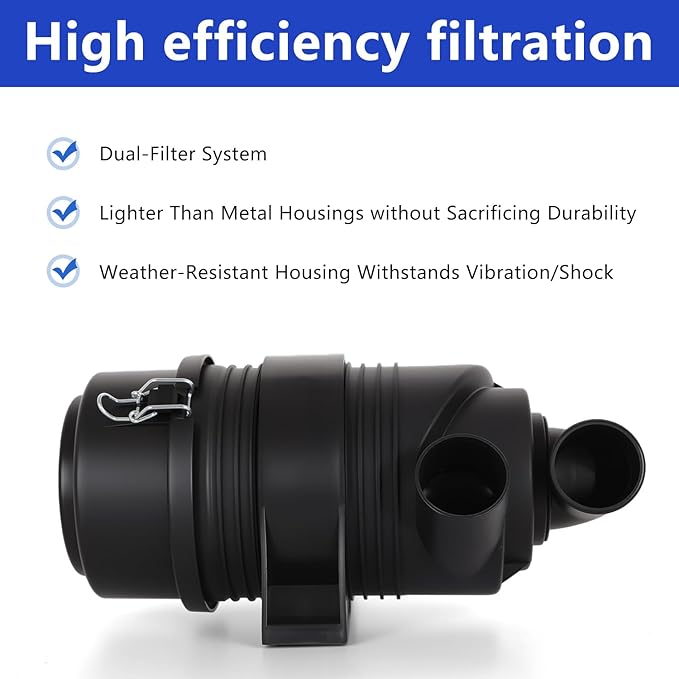 G057512 Air Cleaner with P821575 P822858 Air Filter - Fit for Donaldson FPG Radial Air Cleaner Housing Cap