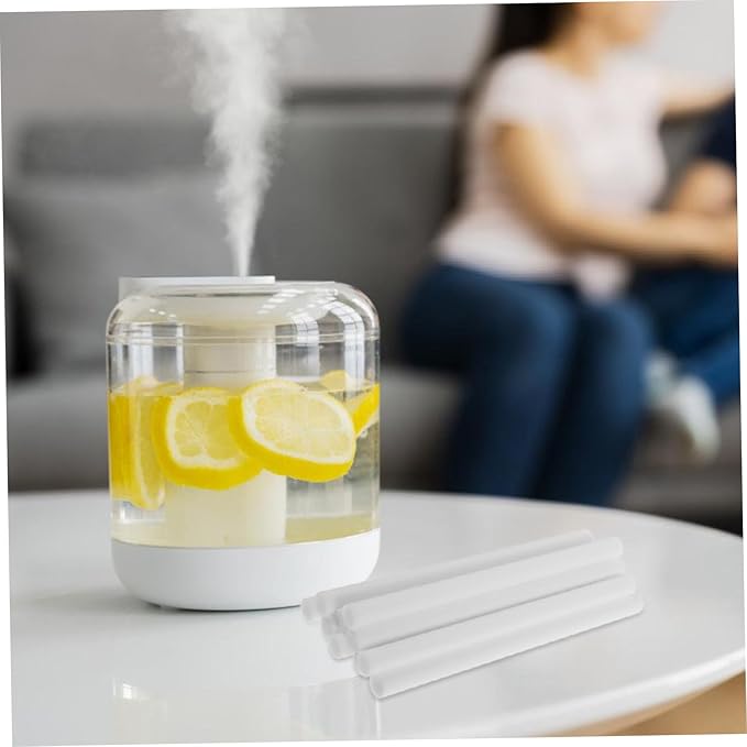 20pcs Cotton Filter Sticks for Humidifier Absorbent Diffuser Wicks Replacement Pure Cotton Humidifier Refill Accessories for Home and Office Use