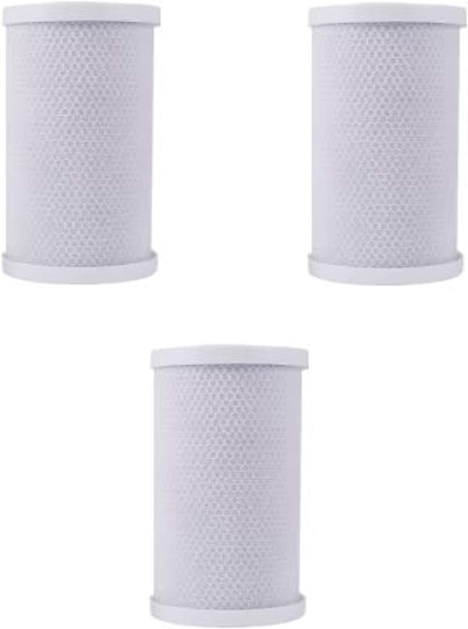 CFS – 3 Pack Carbon Block Water Filters Cartridge Compatible with 32-425-125-975, RFC-BB, WHEF-WHHPCBB, CBC-BB, and EP-BB Models – Remove Bad Taste & Odor – Whole House Replacement, White