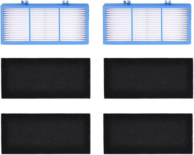 KEEPOW 2 HEPA Filter Replacement + 4 Charcoal Booster Pre Filter for Holmes AER1 Series HAPF30AT Air Purifier Filters HAP242-NUC