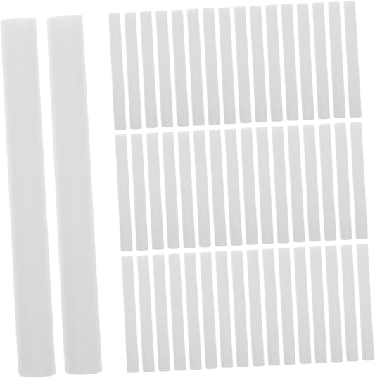 FRCOLOR 50pcs Essential Oil Diffuser Accessories Humidifier Replacement Net Bedside Filter White Sticks