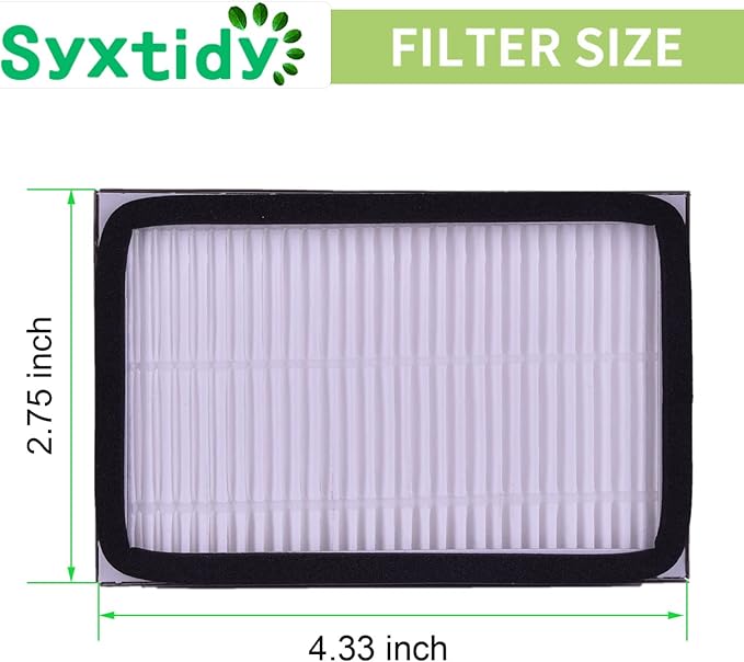 HEPA Filter Replacement for Kenmore EF-2, 86880, 20-86880, 40320, 610445, Panasonic MC-V194H, 4 Pack, White