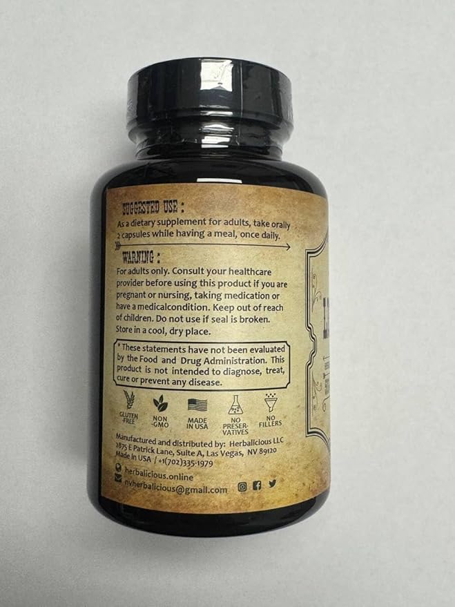 Licorice Root 100 Capsules – Pure Organic Glycyrrhiza Glabra – Herbal Supplement for Digestive Comfort & Overall Wellness – Non-GMO & Additive-Free