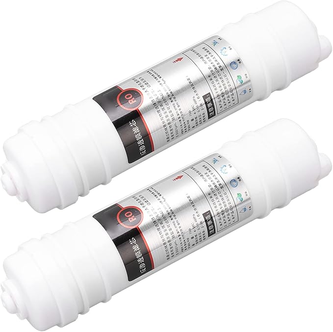 2Pcs Water Purifier Filter Replacement RO Membrane Korean Quick Connect 10in 75g