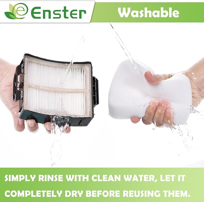 UV850 UV900 Filter Replacement for Shark Performance Lift Away DuoClean UV850 UV900 LA492 LA490 Upright Vacuum, 1 HEPA Filters and 2 Foam & Felt Filters, Compare to Part #XHF320 & XFFK602UKT