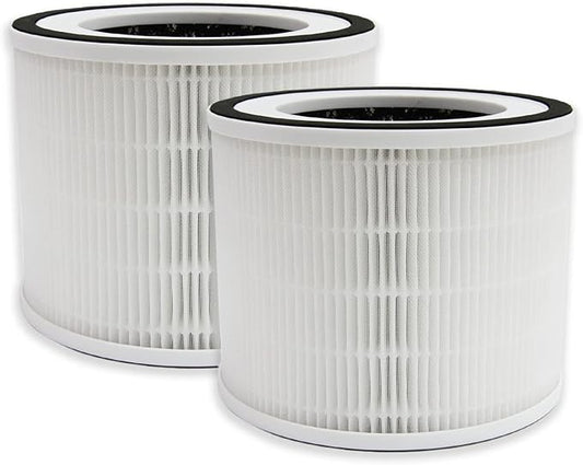 PUREBURG Replacement Filters Compatible with HIMOX H06 Air Purifier & Afloia Gala Air Purifier,2-Pack H13 True HEPA Activated Carbon 3-Stage Filtration