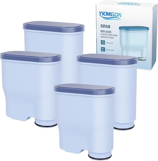 Machine Water Filter Compatible with Philips Aquaclean CA6903，CMF009，Coffee Machine Filter Cartrige Replacement with Activated Carbon，4 PACK (4)