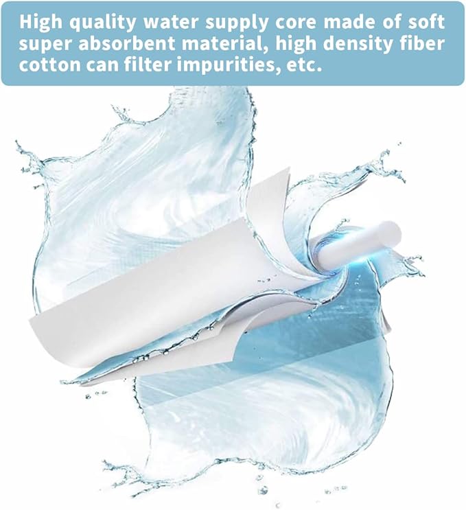 10 Pieces Humidifier Sticks Cotton Filter Refill Sticks Filter Replacement Wicks USB Humidifier Replacement Parts for Humidifier Car Humidifier Replacement Parts Can be cut(5.9 Inch)