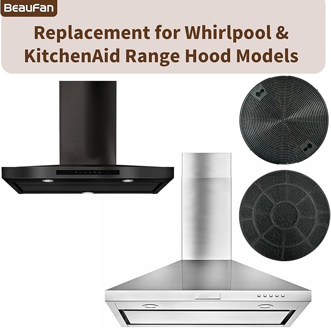 2 Pack W10272068 Filters Compatible with KitchenAid 30" & 36" & 42" Range Hood Models, Also Compatible with Samsung Range Hoods, Part# W10272068, W11709671, W11710198